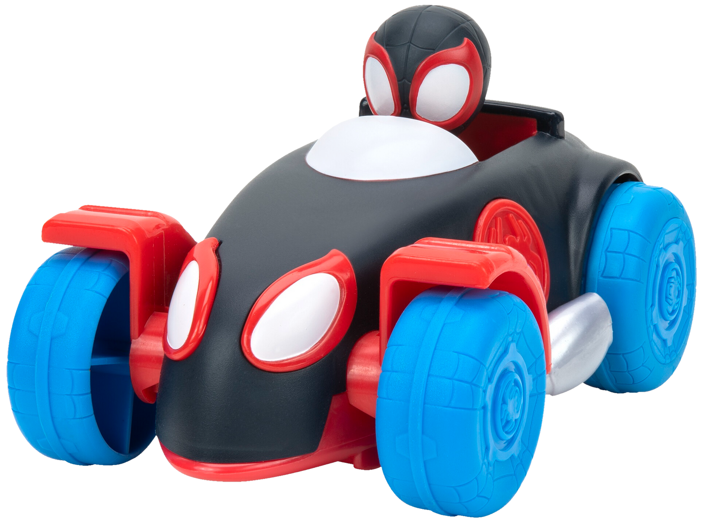 Інерційний ігровий транспорт для малюка Spidey Pull Back Vehicle Spinn Майлз Моралес (SNF0017) - Фото 1