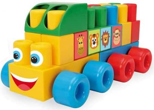 Фото - Пластиковый конструктор для малышей Wader Супер большой 140 эл. (41583)