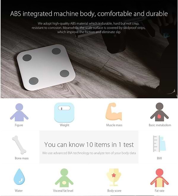 Фото - Весы напольные Xiaomi Body Composition Scale 2