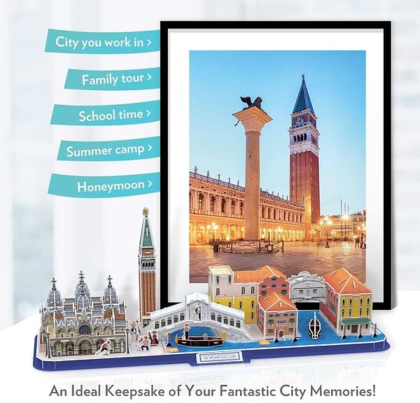 Фото - 3D пазлы Cubic Fun City line "Венеция" (MC269h)