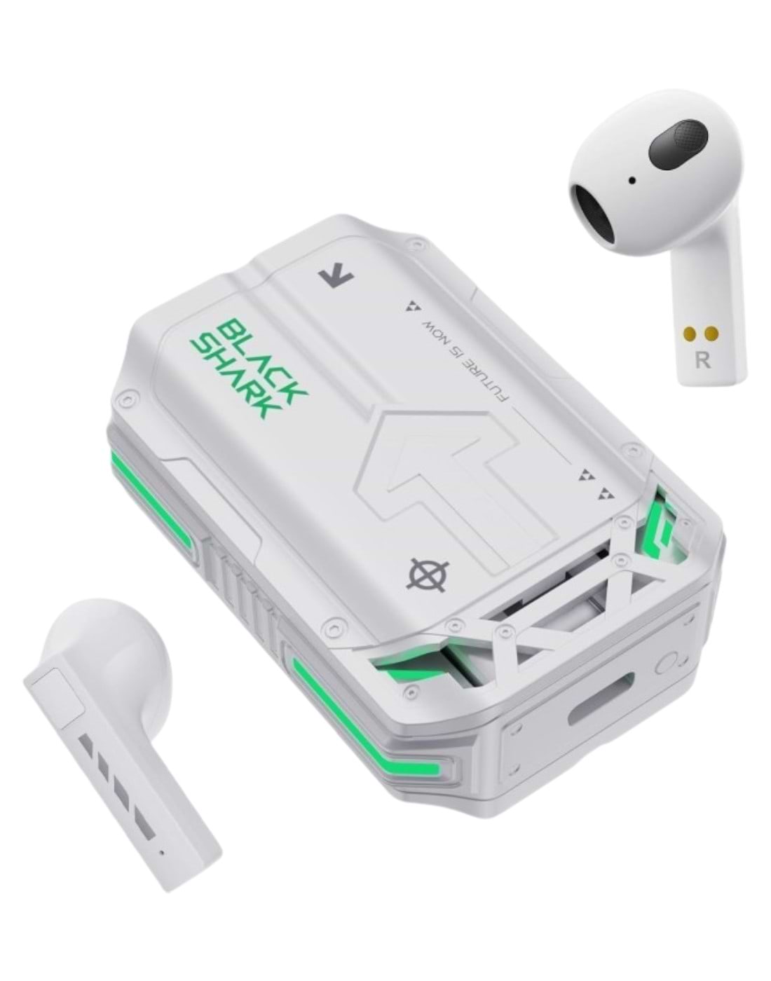 Купити Навушники вкладиші бездротові TWS Black Shark T11 (BS-11) White - Фото 1 Навушники вкладиші бездротові TWS Black Shark T11 (BS-11) White - Фото 1
