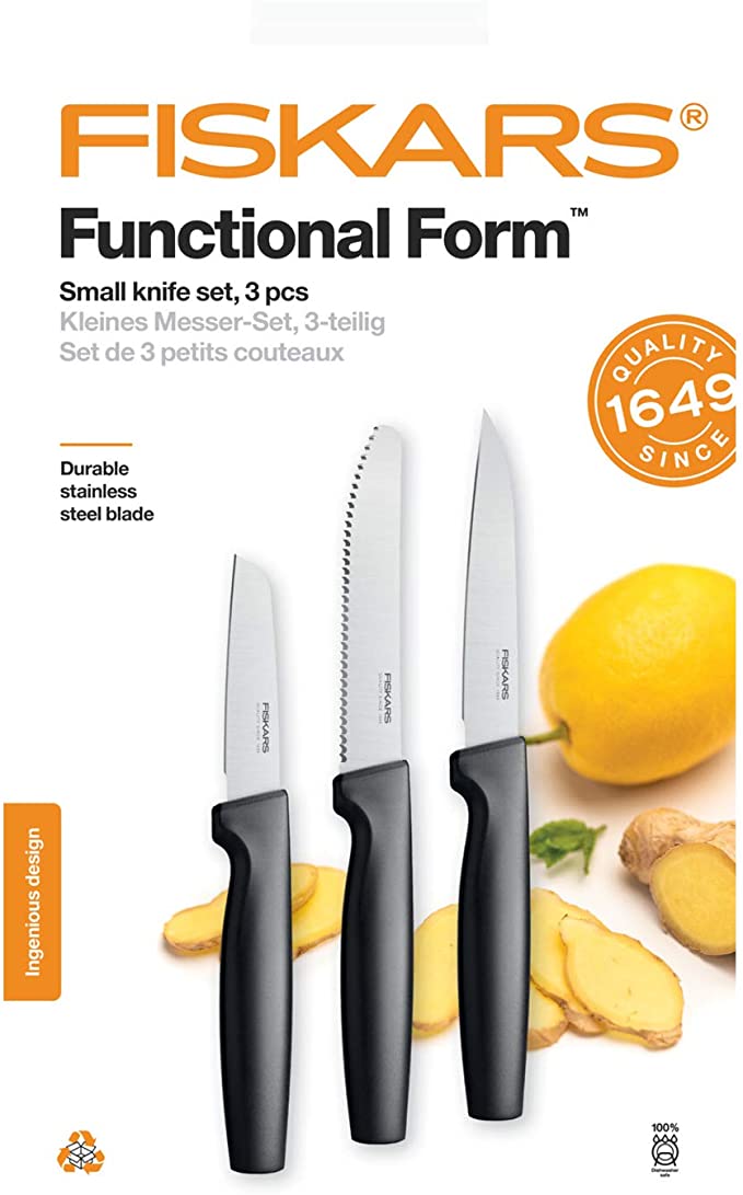 Фото - Набор ножей Fiskars Functional Form 3 шт. (1057561)