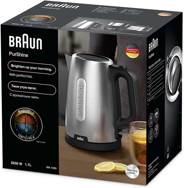 Фото - Електричний чайник Braun WK1500BK