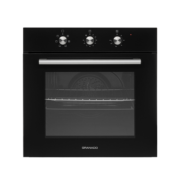Фото - Духова шафа + варильна поверхня газова GRANADO GEO 62-0200 Black + GGH 62-104 Black glass