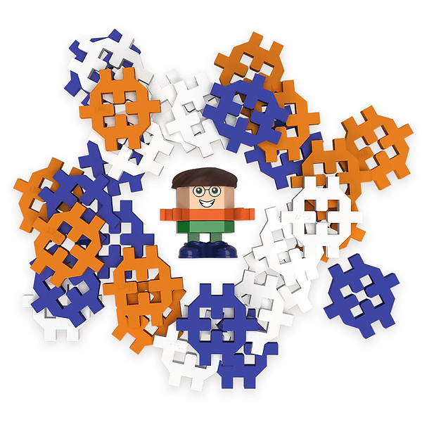 Фото - Пазли (3-4 роки) Trefl Connect 35 дет. з ігровою фігуркою Mat (20054)