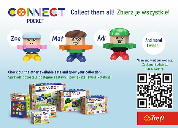 Фото - Пазлы (3-4 года) Trefl Connect 35 дет. с игровой фигуркой Jay (20061)