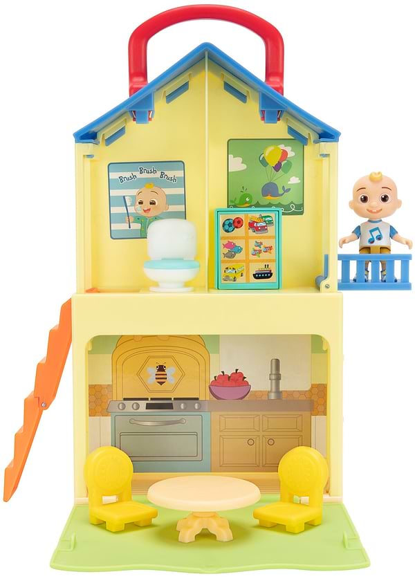 Фото - Мебель для пупса CoComelon Medium Playset Pop n' Play House (CMW0109)