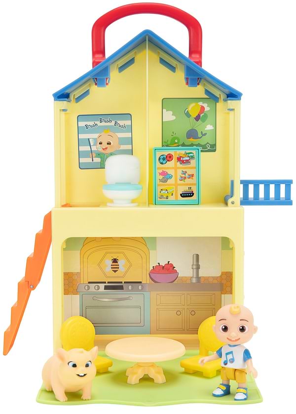 Фото - Мебель для пупса CoComelon Medium Playset Pop n' Play House (CMW0109)