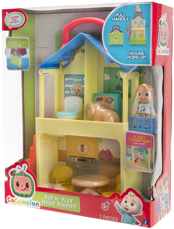 Фото - Мебель для пупса CoComelon Medium Playset Pop n' Play House (CMW0109)