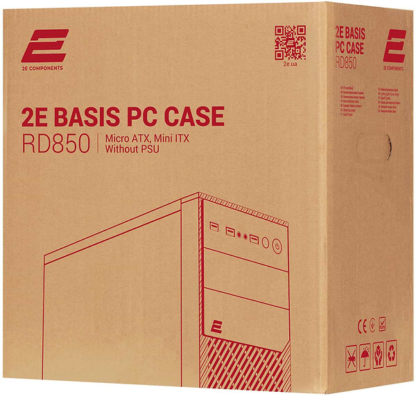 Фото - Уценка - Корпус 2E BASIS MiniT, Micro ATX, Mini ITX, 2xUSB2.0, 1xUSB3.0, 1x120мм ARGB без БП (2E-RD850)