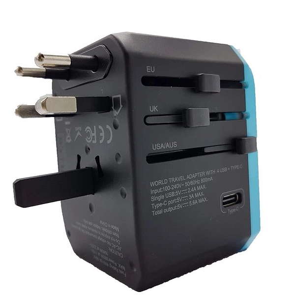 Фото - Мережевий зарядний пристрій UFT 4 USB + Type-C (NA1)