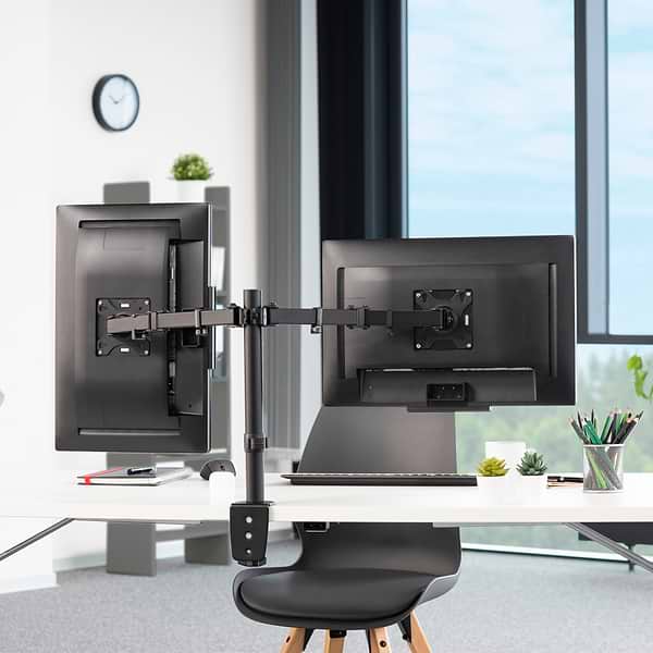 Фото - Уценка - Крепление настольное Hama 00118491 Holder 2 33-81 см 2 scr Black