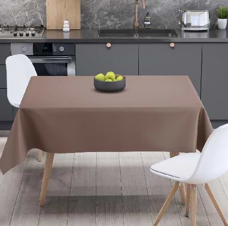 Фото - Скатертина прямокутна ТЕП Aquastop 150х200 см Brownie (С-04189_29837)