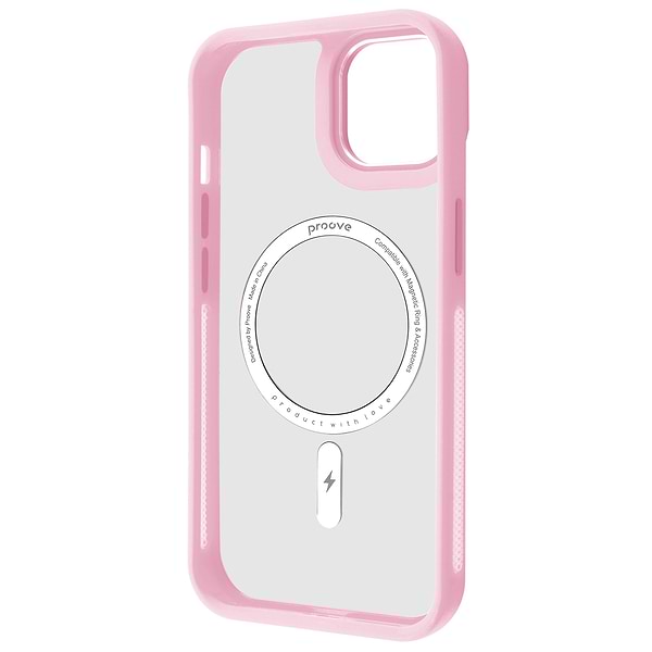 Фото - Чохол для смартфону Proove Clear Essence Case with Magnetic Ring iPhone 13 Pink Sand (PCCEIP130028)