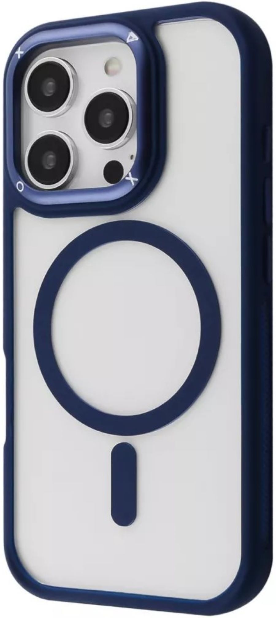 Чехол для смартфона Proove Clear Essence Case with Magnetic Ring iPhone 14 Pro Midnight Blue (PCCEIP14P008) - Фото 1