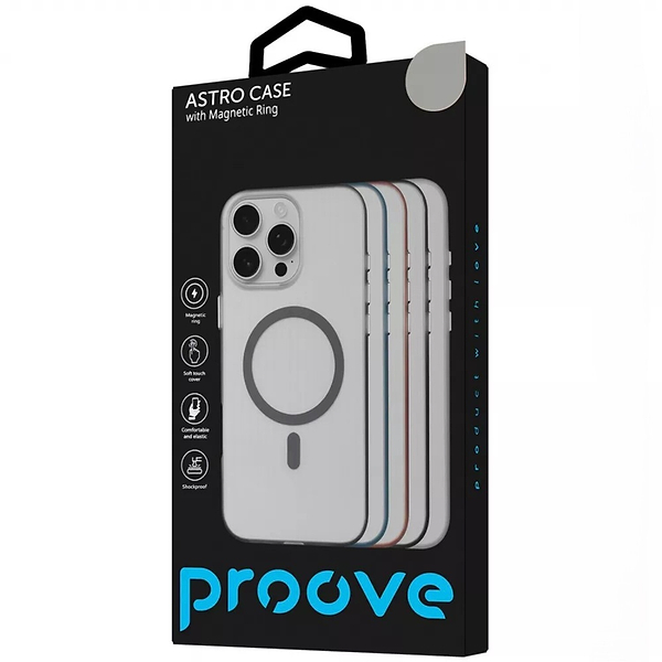 Фото - Чехол для смартфона Proove Astro Case with Magnetic Ring iPhone 15 Mint (PCASIP150009)