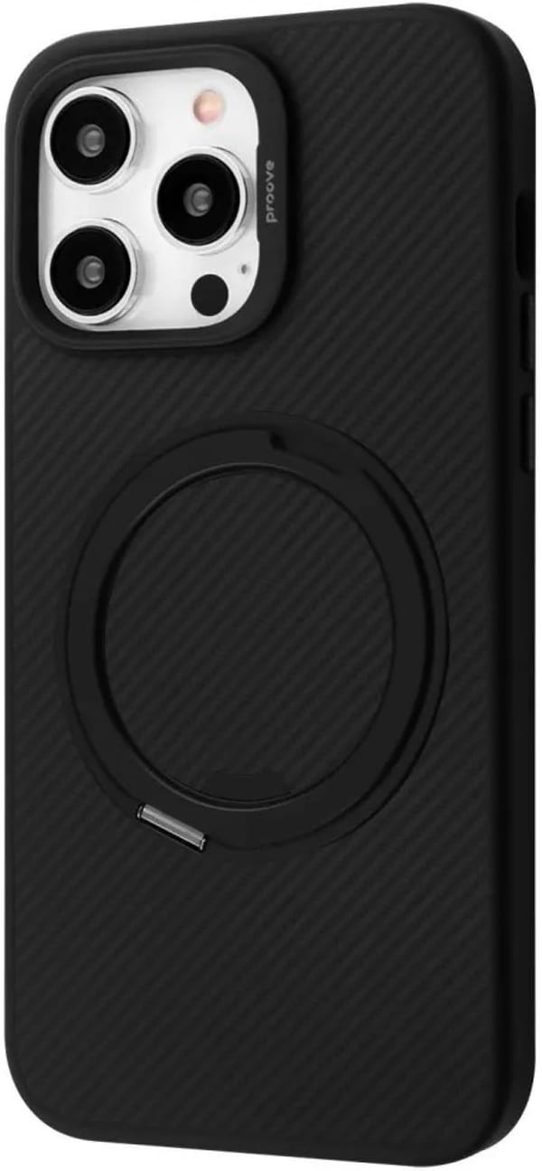 Фото - Чохол для смартфону
 Proove Reinforce Case with Magnetic Ring iPhone 13 Pro Max Black (PCREIP13PM02)