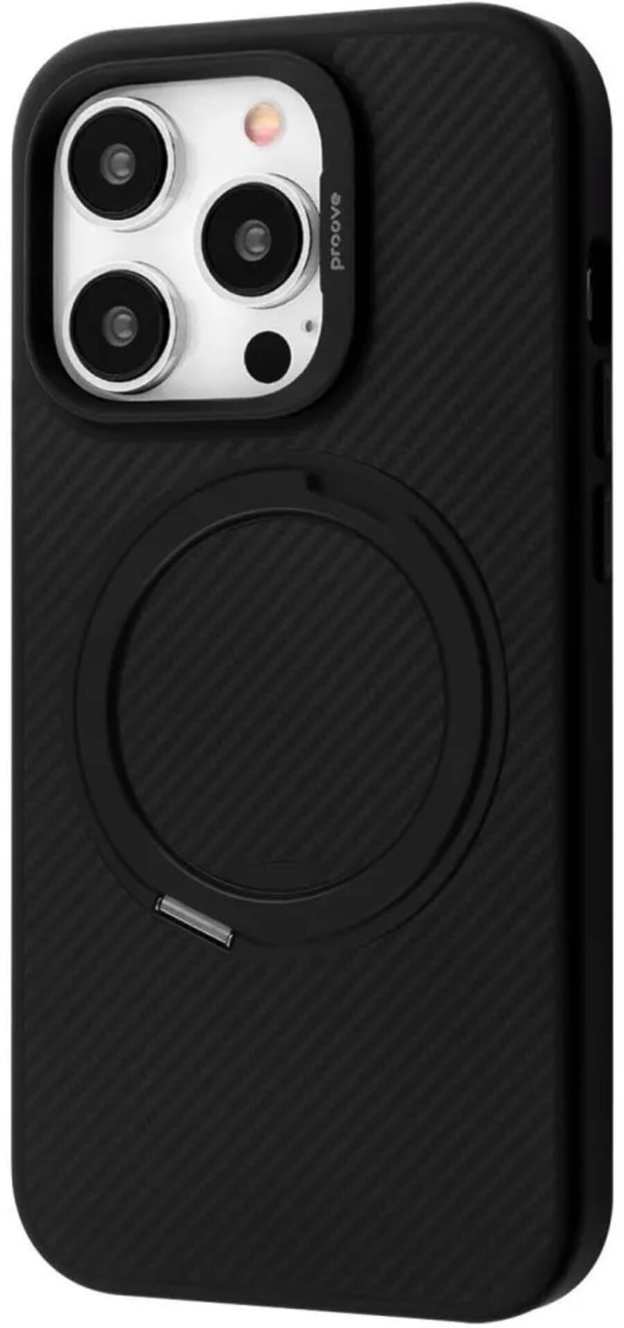 Чехол для смартфона Proove Reinforce Case with Magnetic Ring iPhone 14 Pro Black (PCREIP14P002) - Фото 1