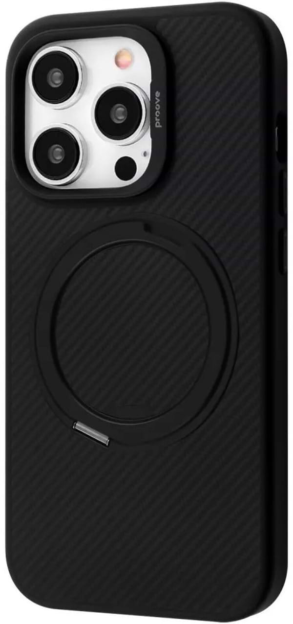 Фото - Чохол для смартфону Proove Reinforce Case with Magnetic Ring iPhone 15 Pro Black (PCREIP15P002)