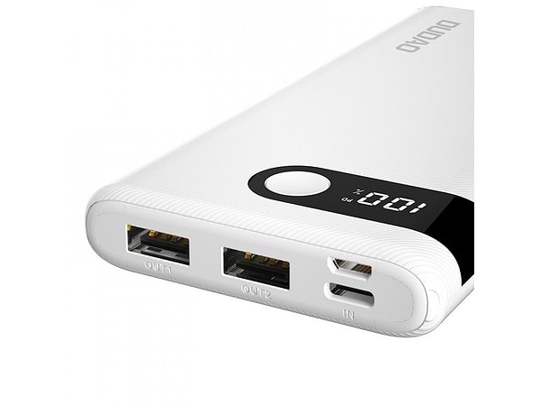 Фото - Батарея мобильная Dudao Powerbank K9 PRO-01 10.000mAh White (62445)