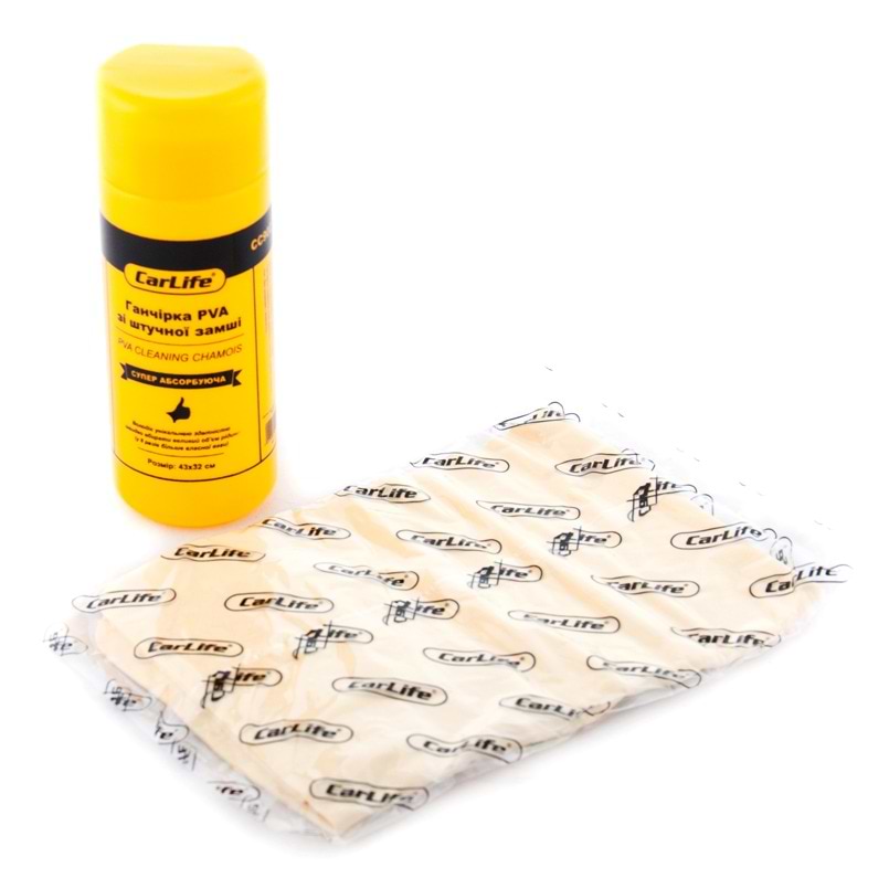 Автомобільна серветка CarLife PVA в тубі 43x32 см, мала (CC902)