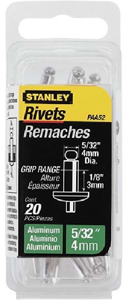 Заклепка Stanley Заклёпки  d4х3 мм (6244742)