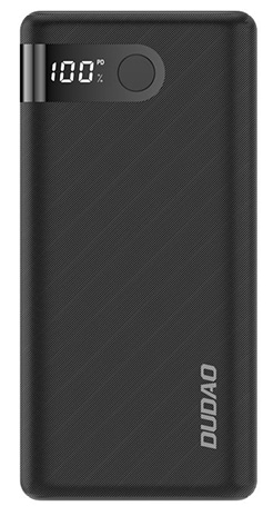 Батарея мобильная Dudao Powerbank K9 PRO-02 10.000mAh Black (62463) - Фото 1