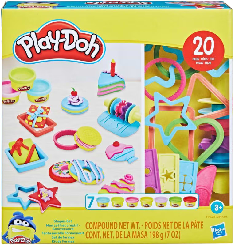 Купить Наборы для лепки Hasbro Play Doh Креативные коллекции IMAGINE SHAPES SET (F7384_F8162) - Фото 1 Наборы для лепки Hasbro Play Doh Креативные коллекции IMAGINE SHAPES SET (F7384_F8162) - Фото 1