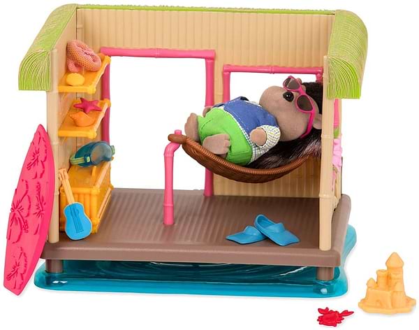 Фото - Колекційні фігурки набір Li'l Woodzeez Пляжний Будиночок (6252Z)