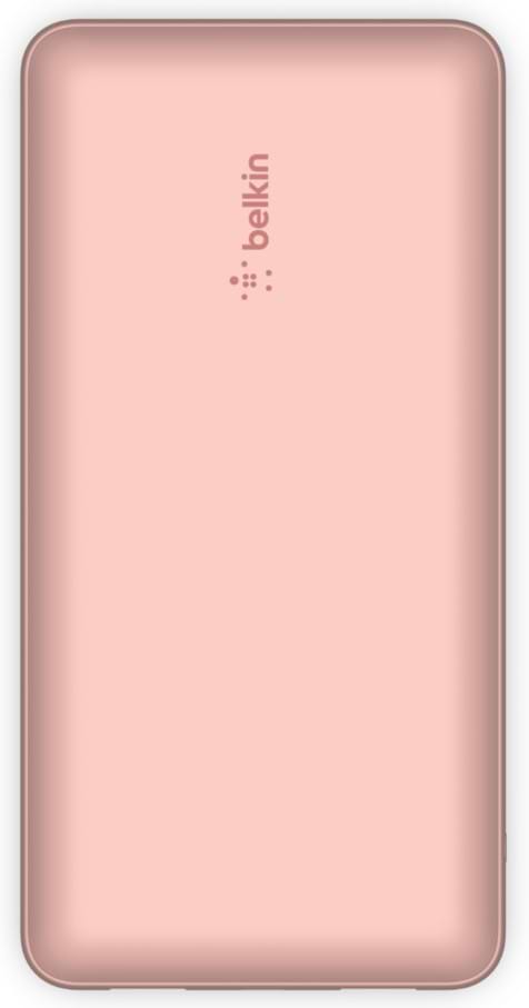 Фото - Батарея мобильная Belkin 20000mAh 15W Dual USB-A USB-C Rose Gold (BPB012BTRG)