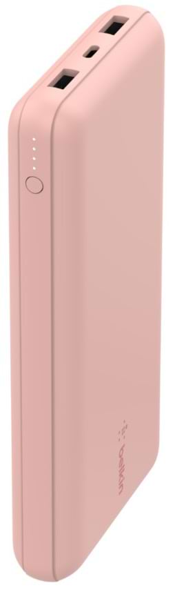 Фото - Батарея мобильная Belkin 20000mAh 15W Dual USB-A USB-C Rose Gold (BPB012BTRG)