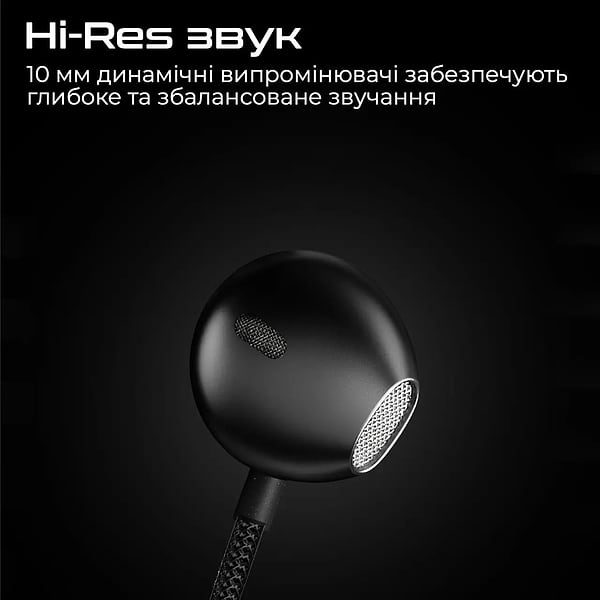 Фото - Навушники вкладиші дротові HiFuture mi5.black