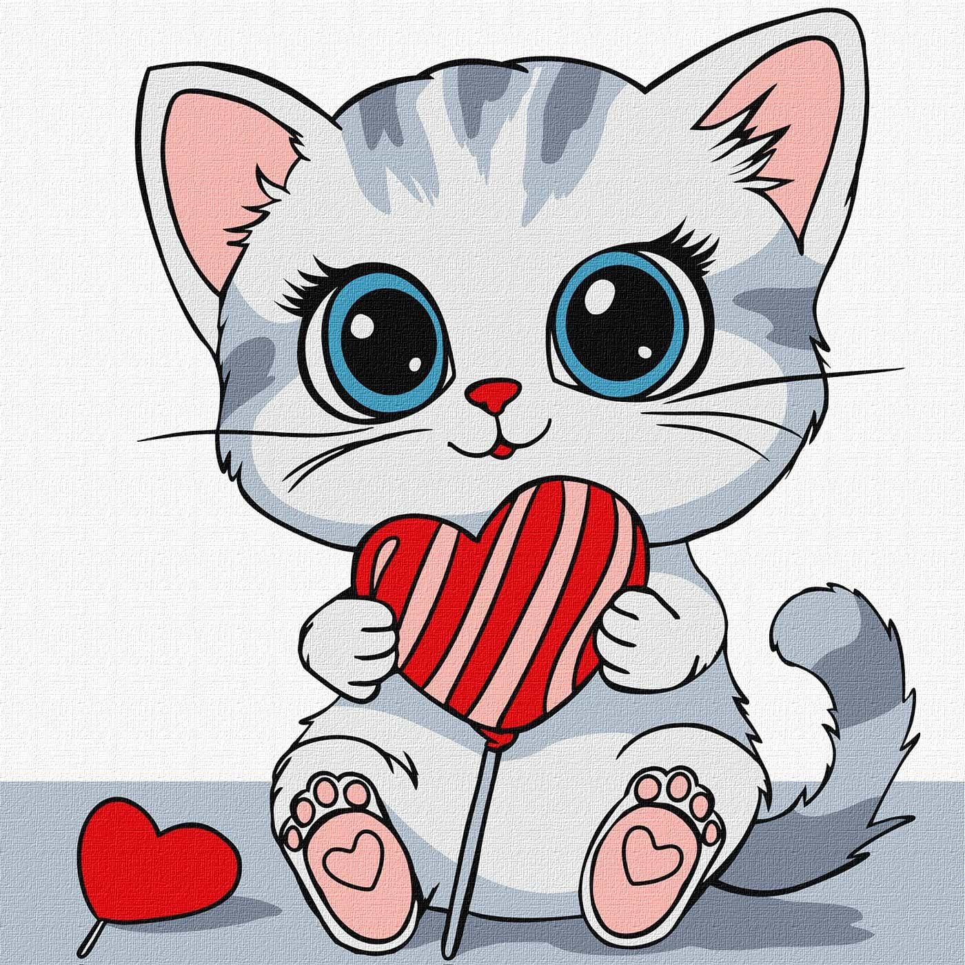 Картина по номерам Ideyka Сладкое 25х25 см (KHO6261)