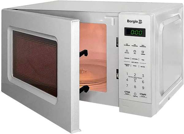 Фото - Мікрохвильова піч (НВЧ) Borgio MWO720DB-W