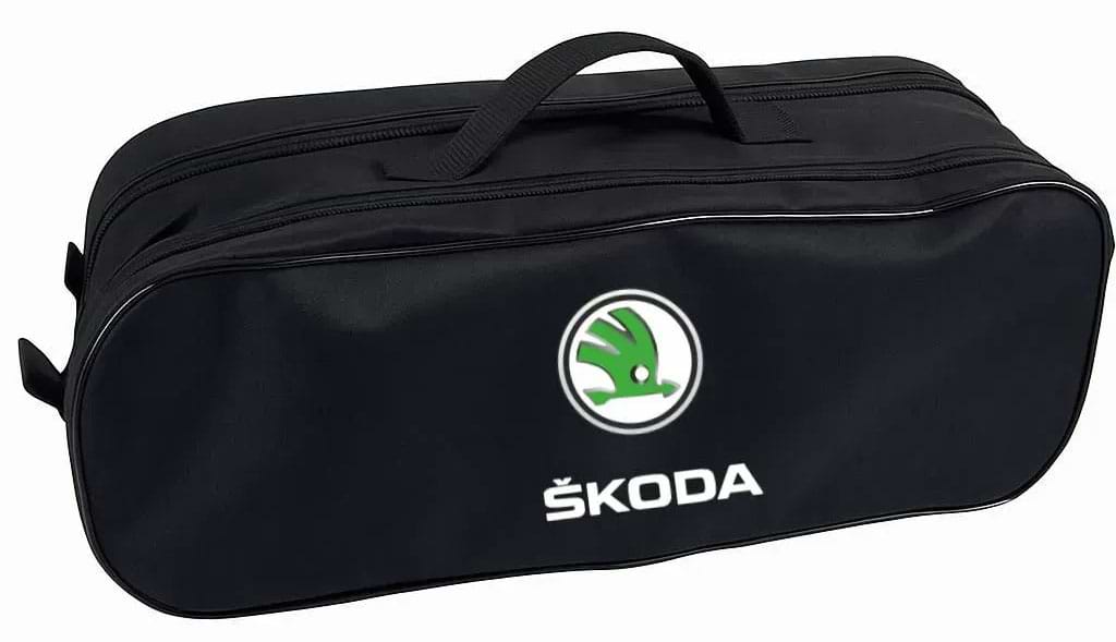 Сумка-органайзер в багажник Poputchik Skoda 50х18х18 см Black (03-108-2Д)