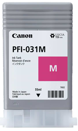 Чернила Canon для TM-240/340 PFI-031 Magenta 55 мл (6265C001) - Фото 1