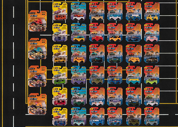 Фото - Машинка-трансформер Flip Cars 2в1 Монстр-трак в ассортименте (EU463875A)