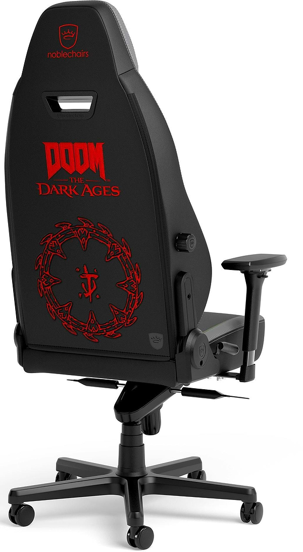 Фото - Кресло для геймеров Noblechairs LEGEND DOOM the Dark Ages Green (NBL-LGD-PU-DDA)