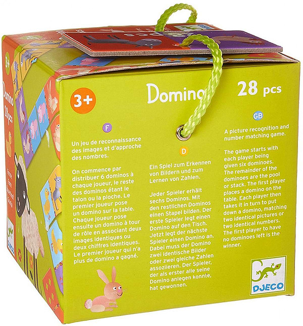 Фото - Настільна гра (3-4 роки) Djeco ДоміноФерма (DJ08158)