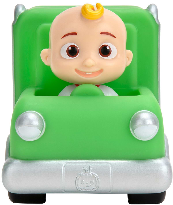 Фото - Базовый игровой транспорт для малыша CoComelon Mini Vehicles Green Trash Truck Зеленый мусоровоз (CMW0014)