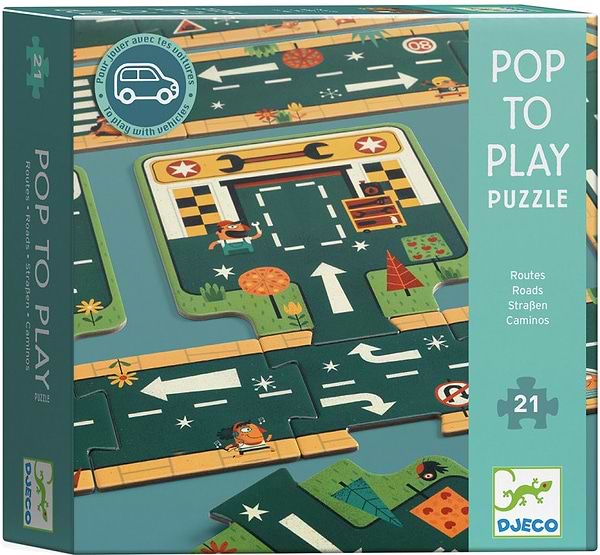 Фото - Пазли (5-7 років) Djeco "Автотраса" (DJ07162)