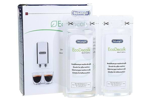 Фото - Чистящее средство для кофемашины Delonghi Ср-во для декальцинации DLSC200 (2х100 мл)