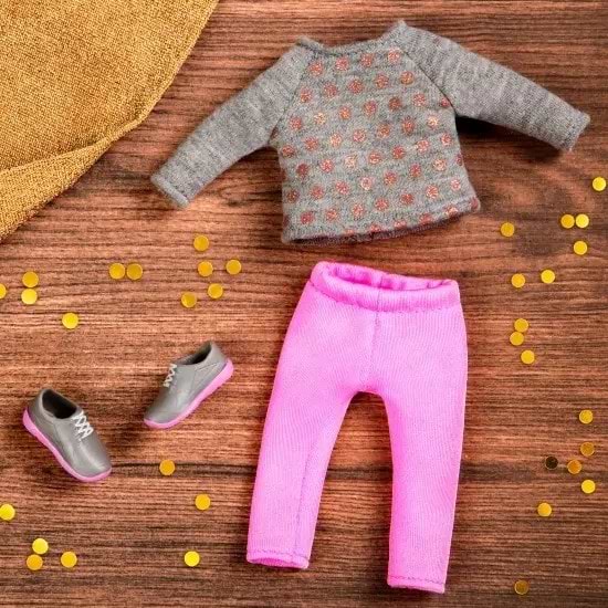 Фото - Лялька Lori Розалінда з повідком для вигулу собак 15 см (LO31113Z)