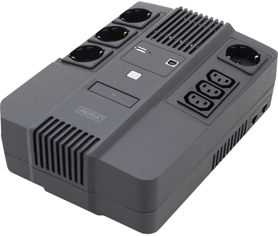 Джерело безперебійного живлення Digitus All-in-One 800VA/480W RJ45 (DN-170111)