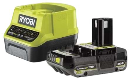 З/П до акумуляторної батареї для електроінструментів Ryobi Набір акумулятора ONE+ RC18120-120C 18В (5133005090) - Фото 1