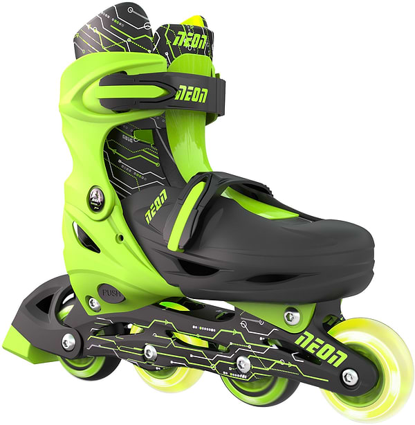 Фото - Ролики Neon Combo Skates Салатовый (Размер 34-37)(NT10G4) Фото - Ролики Neon Combo Skates Салатовый (Размер 34-37)(NT10G4)