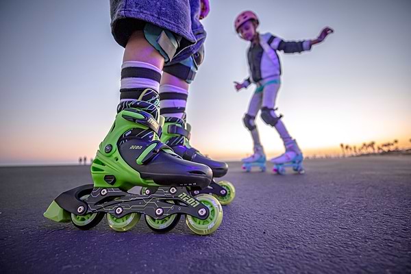 Фото - Ролики Neon Combo Skates Салатовый (Размер 34-37)(NT10G4)