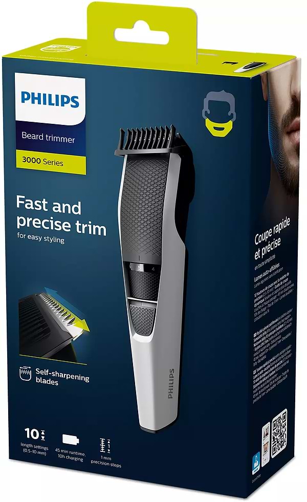 Фото - Тример для вусів і бороди Philips BT3206/14