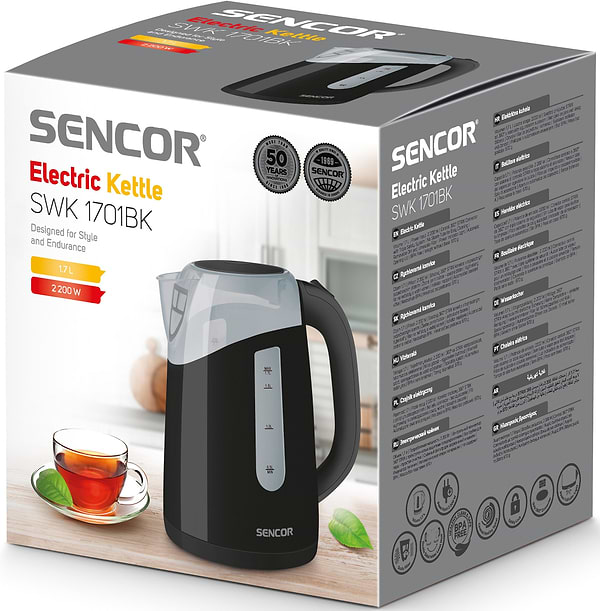 Фото - Електричний чайник Sencor SWK 1701BK