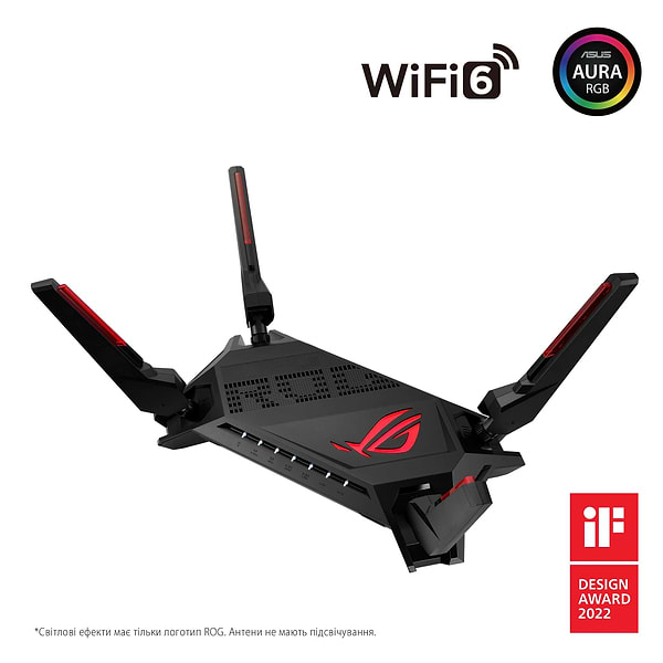 Фото - Маршрутизатор інтернет WiFi6 Asus GT-AX6000